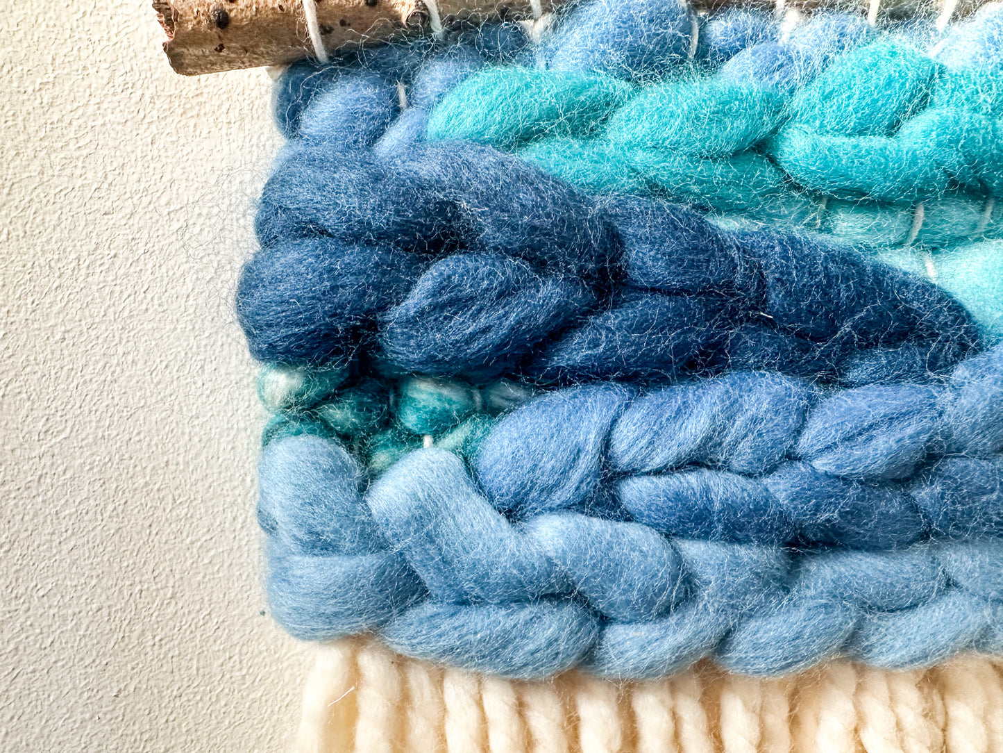 Ocean cloud woven wall hanging