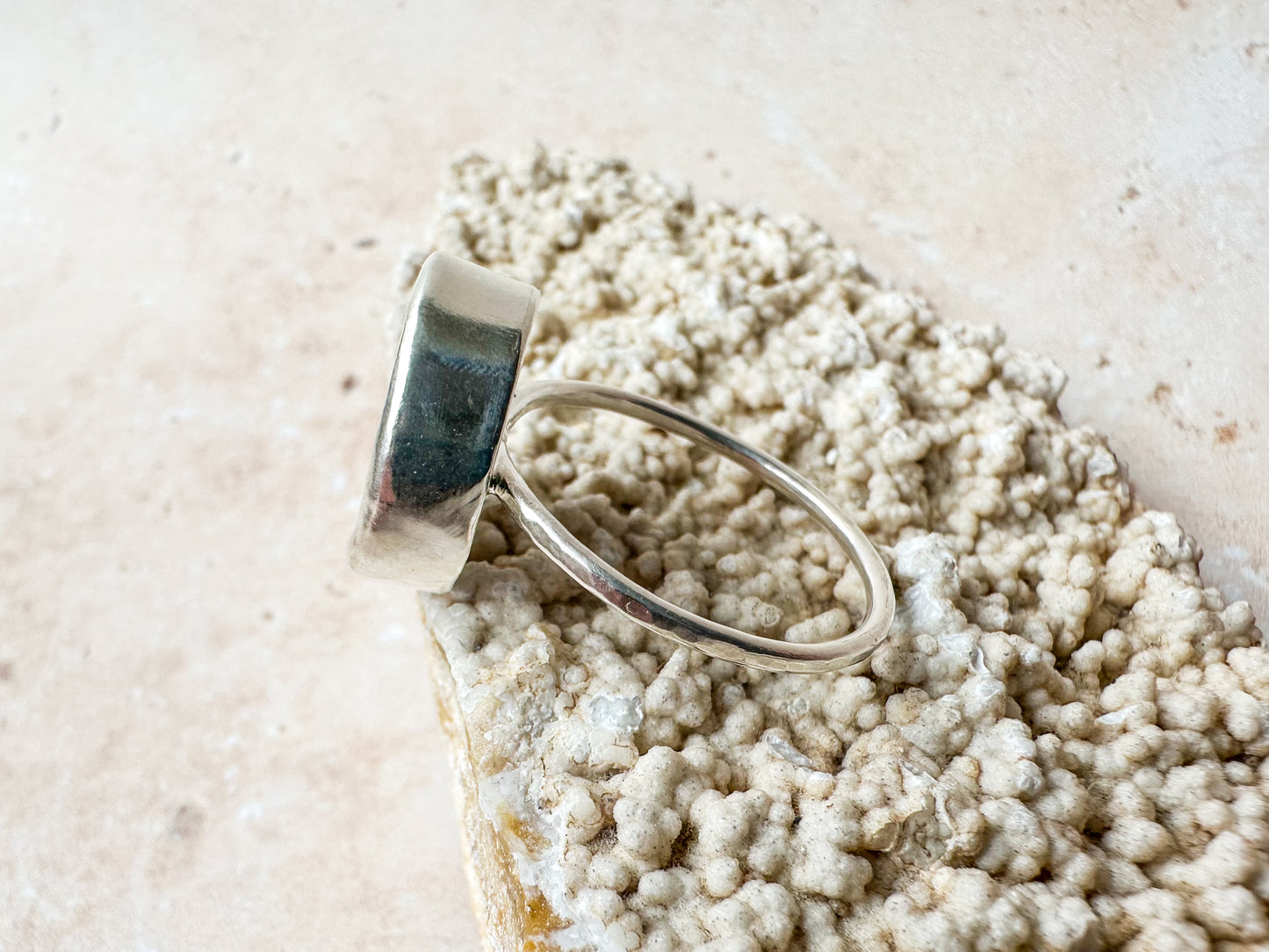 Shiva eye sea shell ring, size R 1/2