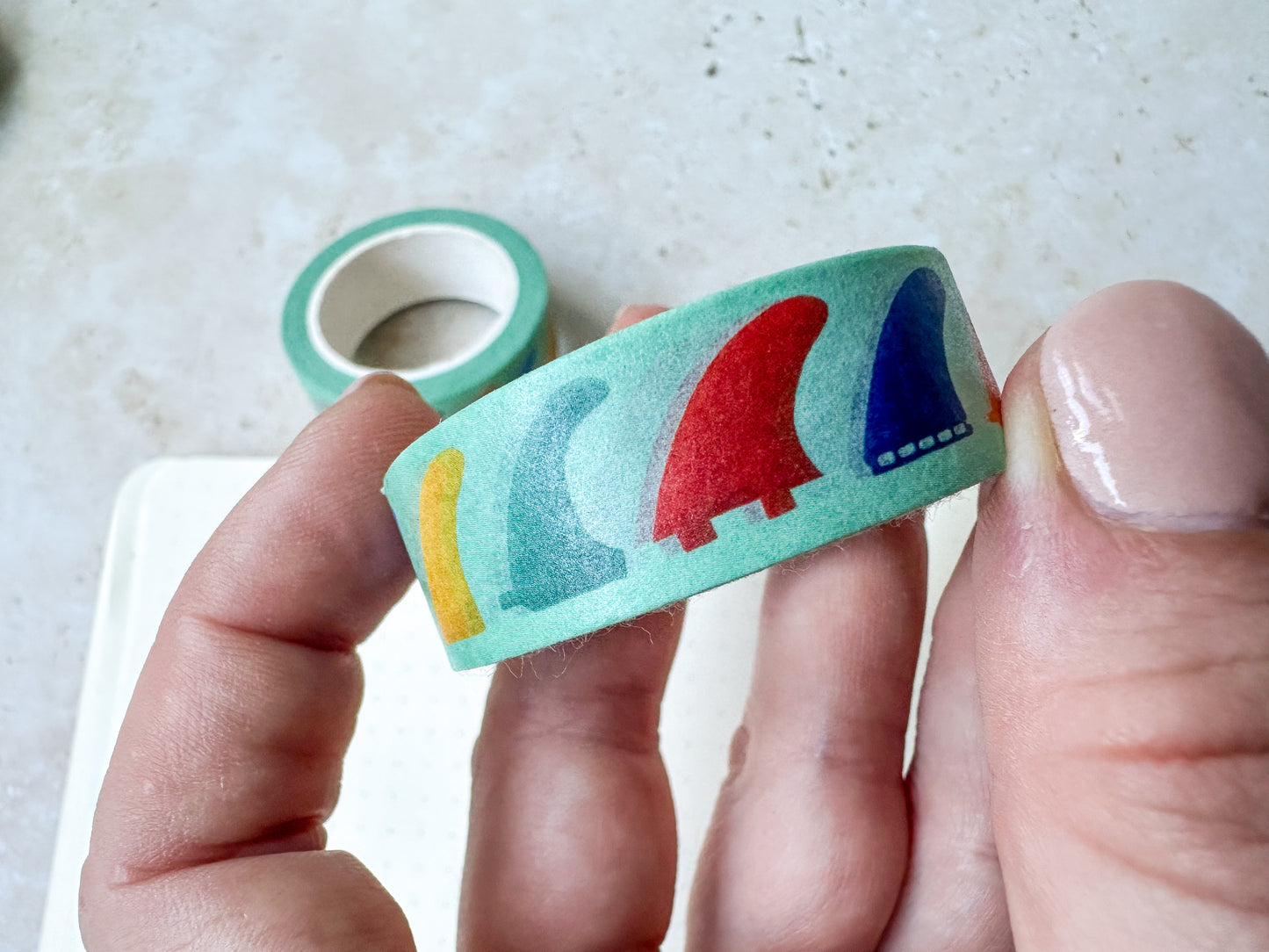 Surf fin washi tape