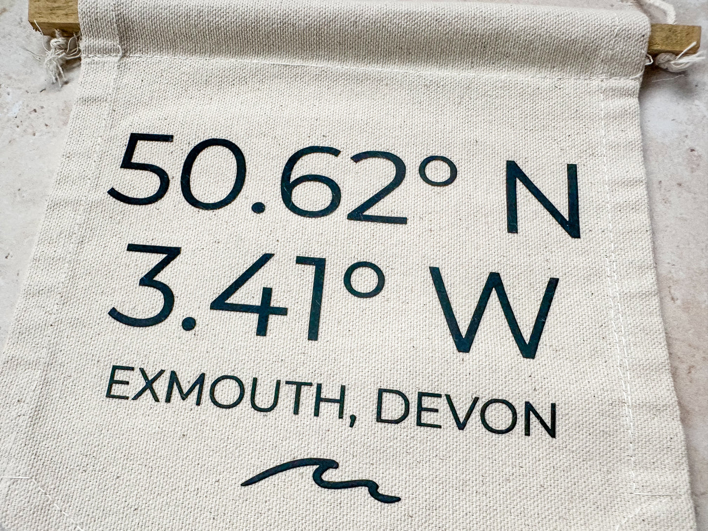 Exmouth canvas banner