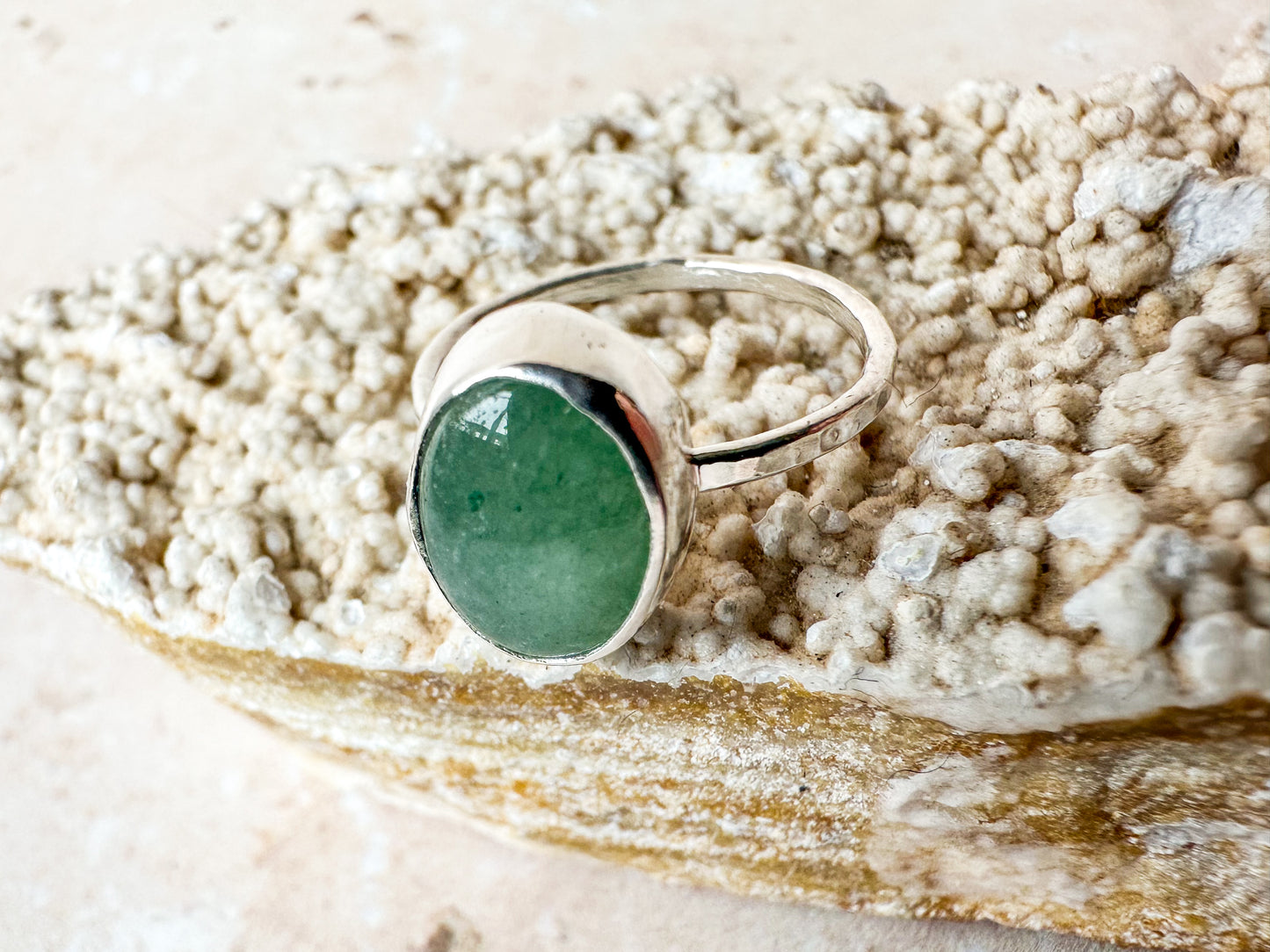 Green aventurine, size J