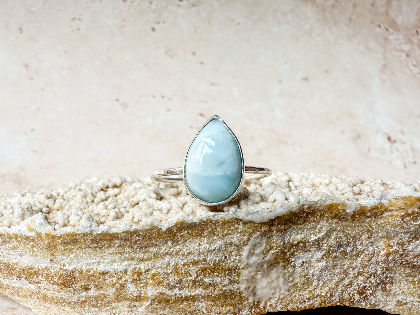Larimar ring, size U 1/2