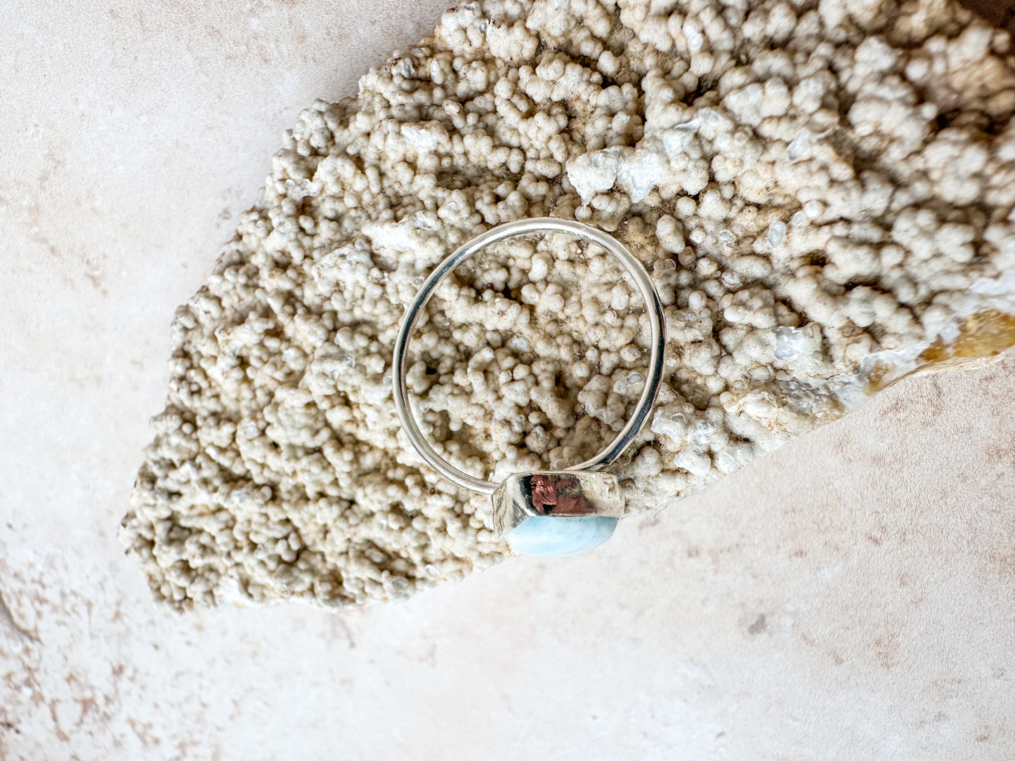 Larimar ring, size U 1/2