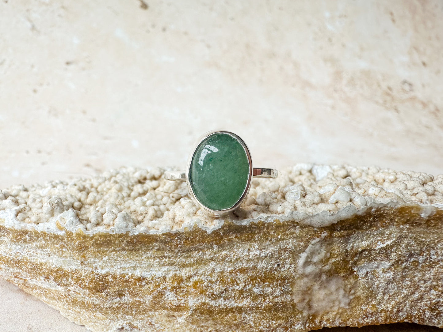 Green aventurine, size J