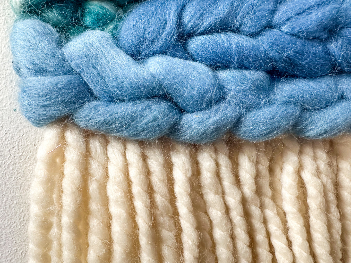 Ocean cloud woven wall hanging