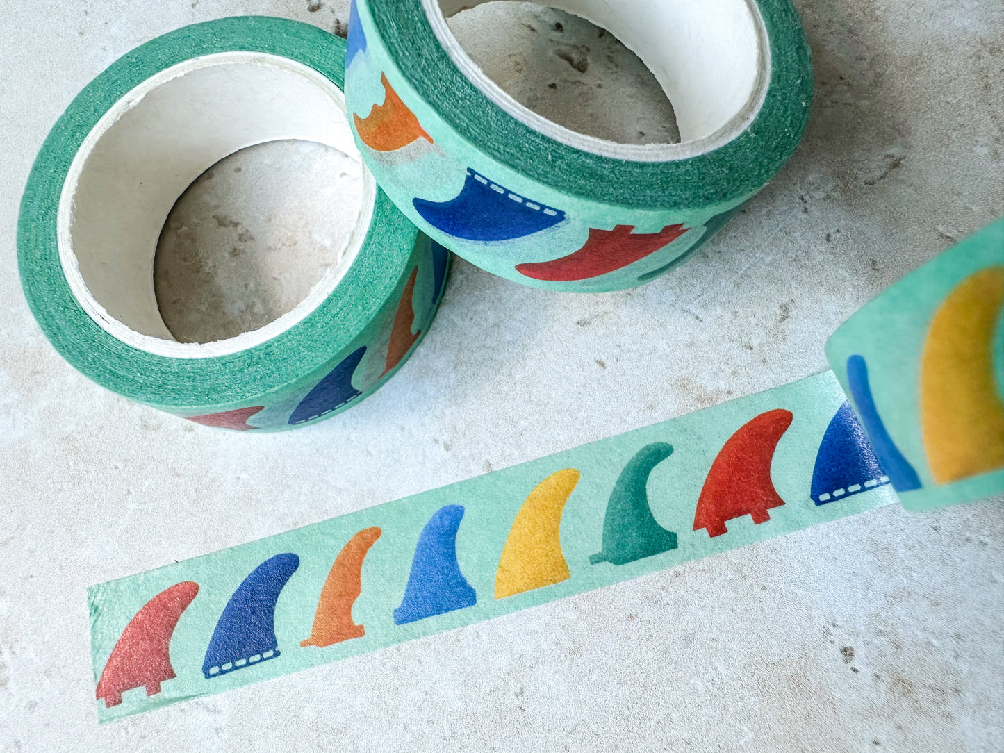 Surf fin washi tape