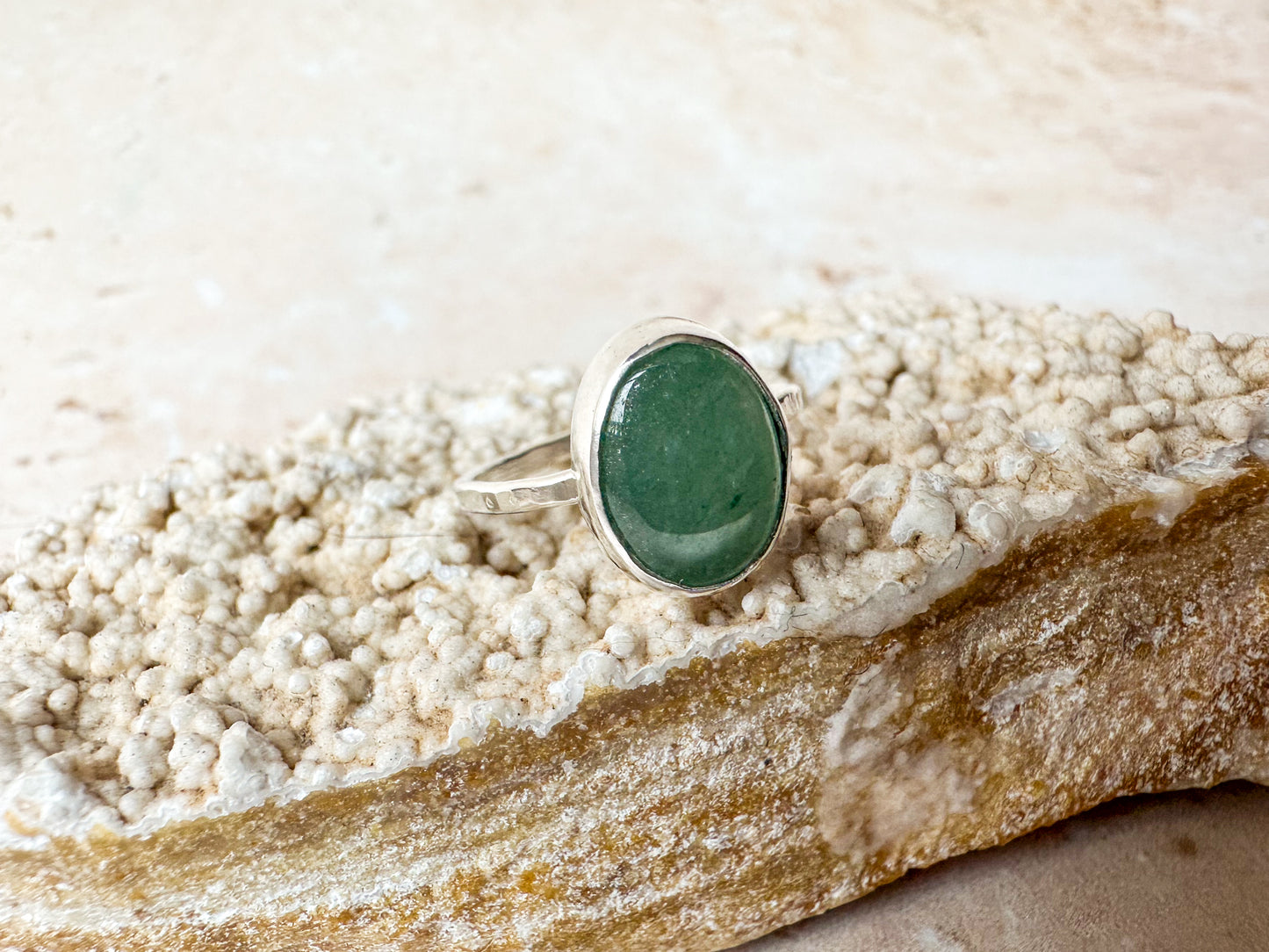 Green aventurine, size J