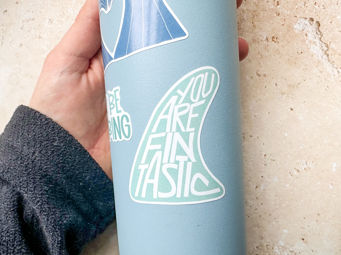You are fin-tastic surf fin sticker