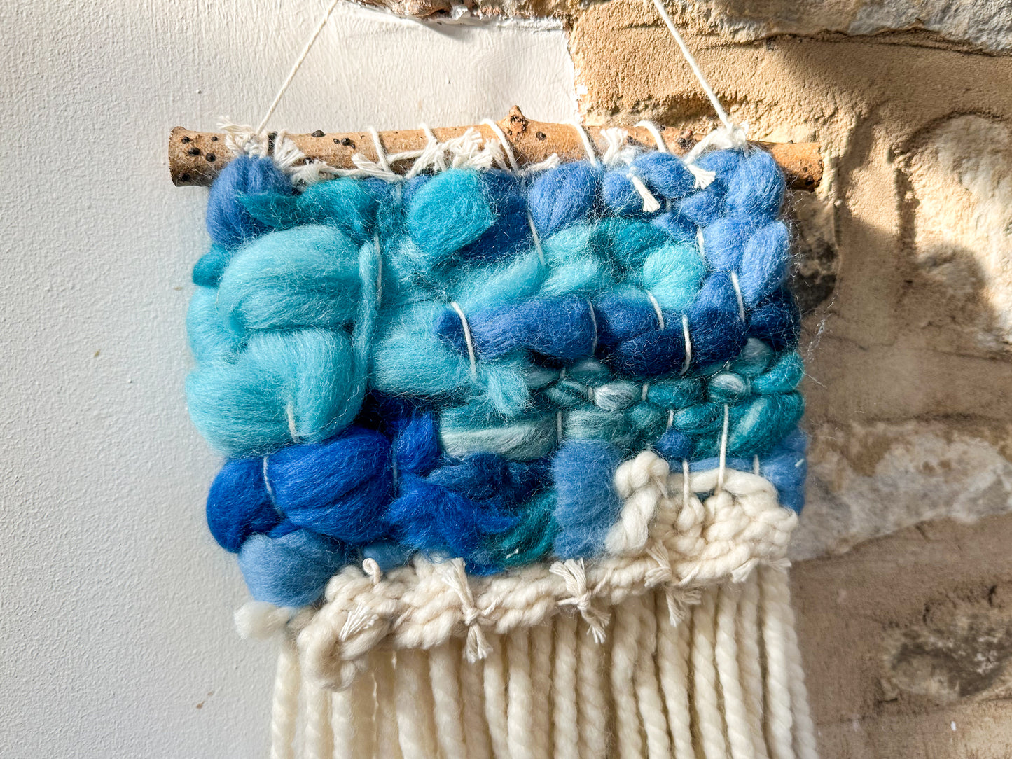 Ocean cloud woven wall hanging