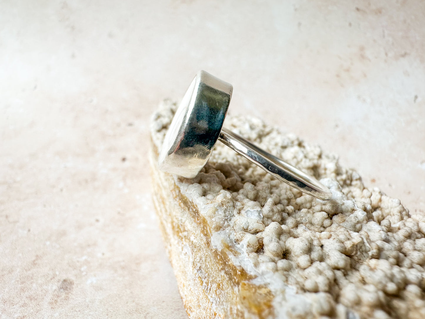 Shiva eye sea shell ring, size R 1/2