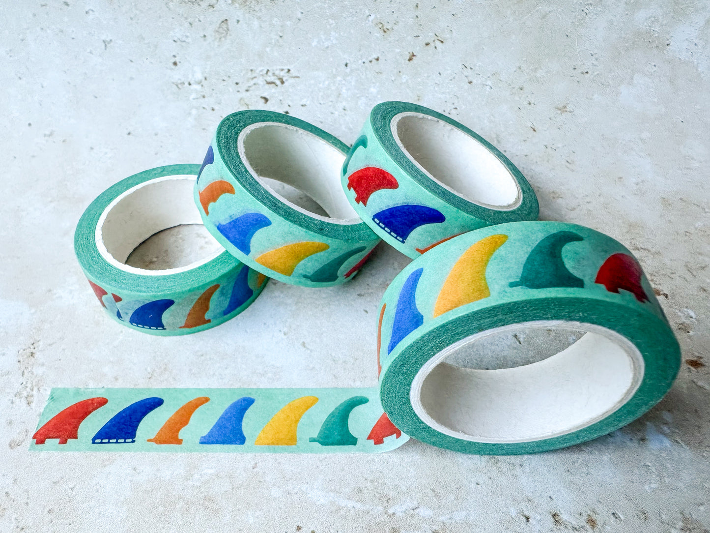 Surf fin washi tape