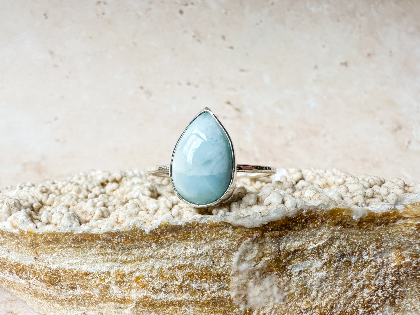 Larimar ring, size U 1/2