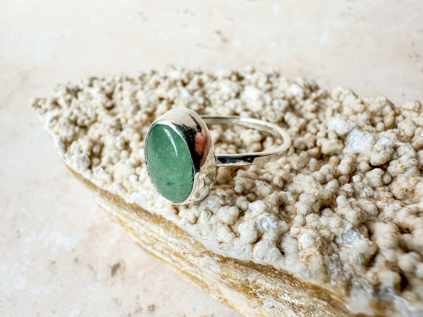 Green aventurine, size J