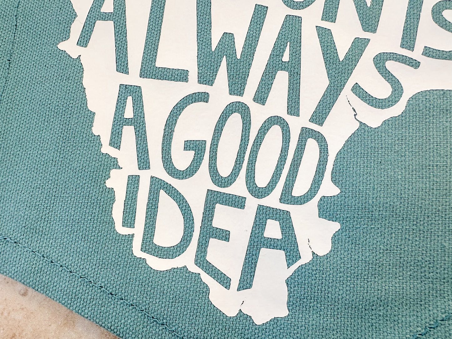Devon is always a good idea canvas banner